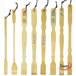 Máy mát xa lưng DWEL, 41,5 ~ 46,5cm Thanh lăn thân bằng gỗ tre, Máy mát xa lưng bền bỉ đa kiểu