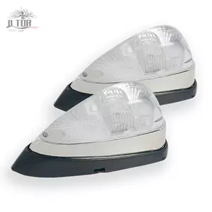 2 Miếng Cát Xe Ô Tô Đèn LED 12 Volt Đỏ Xanh Trắng Bộ Trang Trí