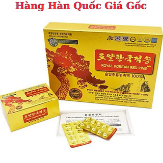 Viên Tinh Dầu Thông Đỏ Hoàng Gia Hàn Quốc - Royal Korean Red Pine, Hộp 120 viên [ HÀNG NHẬP CHÍNH HÃNG]