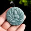 Vòng cổ mặt dây chuyền ngọc bích Guanyin ngàn tay phong cách dân tộc tinh tế thời trang