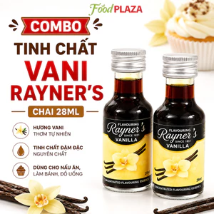Tinh Chất Vani Rayner's Chai 28Ml Tự Nhiên, Thơm Béo Làm Bánh, Pha Chế Tiện Lợi
