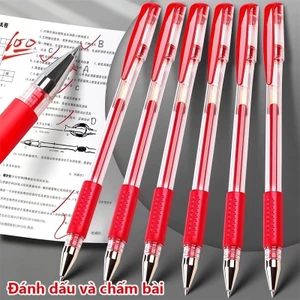 Bút Bi Nước Học Sinh Văn Phòng Viết Mượt Không Lem Combo 20 Bút Ngòi 0.5mm Mực Đen/Xanh/Đỏ