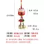 Phong Cách Nhật Bản Mèo May Mắn Gốm Chuông Gió Mặt Dây Chuyền Sáng Tạo Mèo Trang Sức Ngày Lễ Quà Tặng Sinh Nhật Nữ Ban Công Chuông Mặt Dây Chuyền