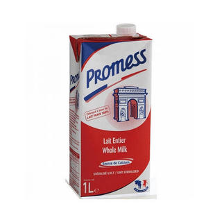 Sữa Tươi Tiệt Trùng Promess Pháp Đủ Loại Hộp 1L, Sữa Tươi Nguyên Chất Không Đường Béo Ngậy