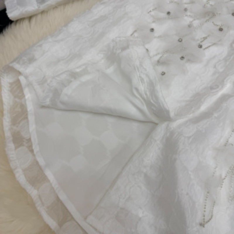Áo sơ mi nữ ba chiều có ve áo Jacquard mới + Áo sơ mi dáng rộng đính đá dành cho nữ