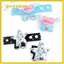 Kẹp mở rộng túi GUSTAVA, Khóa mở rộng túi chấm bi PVC, Chất lượng cao với túi chữ D đôi Ba lô đựng quyến rũ