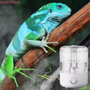 Máy tạo độ ẩm bò sát COCODECOVED, Máy phun sương bò sát ống đôi 4 lít, Máy phun sương cho thú cưng An toàn Dung tích lớn Máy tạo độ ẩm cho động vật lưỡng cư yên tĩnh Máy tạo độ ẩm Herps Rùa rắn thằn lằn