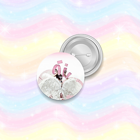 Huy hiệu cài áo/badge/pin album ca sĩ Tlinh (đọc miêu tả)