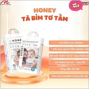 Bỉm HONEY dán/quần đủ size siêu mềm mịn cho bé