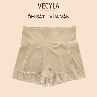Quần bảo hộ mặc váy chất cotton , quần váy ren hoa đùi freesizew dưới 60kg 8897 BC_CHIC LINGERIE