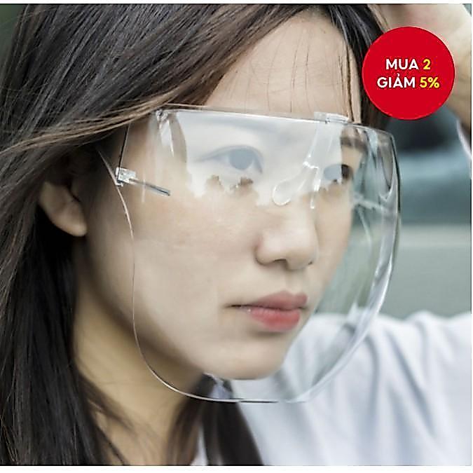 Tấm chắn mắt bảo vệ mặt Acrylic lớn dành cho người lớn Lý tưởng cho xe đạp và sử dụng hàng ngày Nhiều màu Gradient có sẵn 1Pc