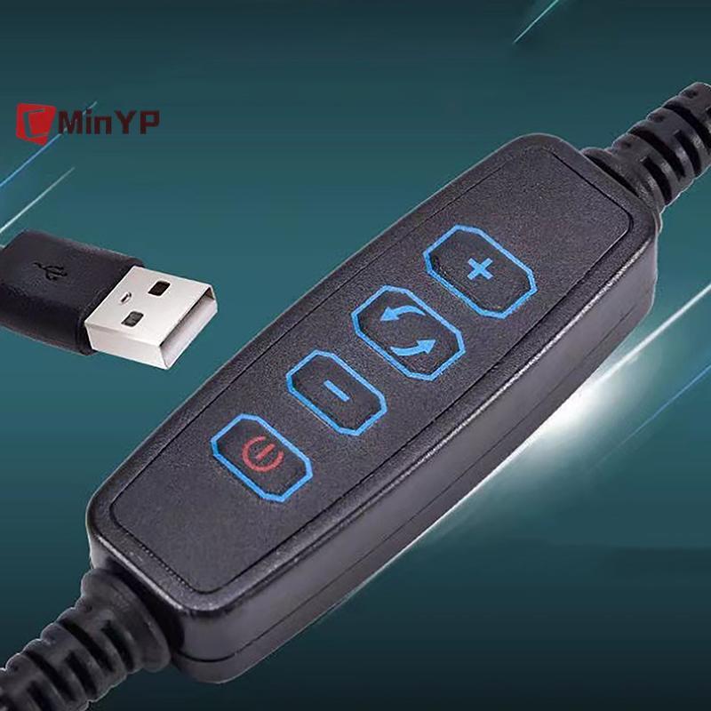 CMinYP 1.5M USB 5V LED -Màu sắc Chuyển đổi màu sắc mờ Cáp điều khiển 4 phím 2CH cho đèn LED điện áp thấp CCT Bicolor Light Glory