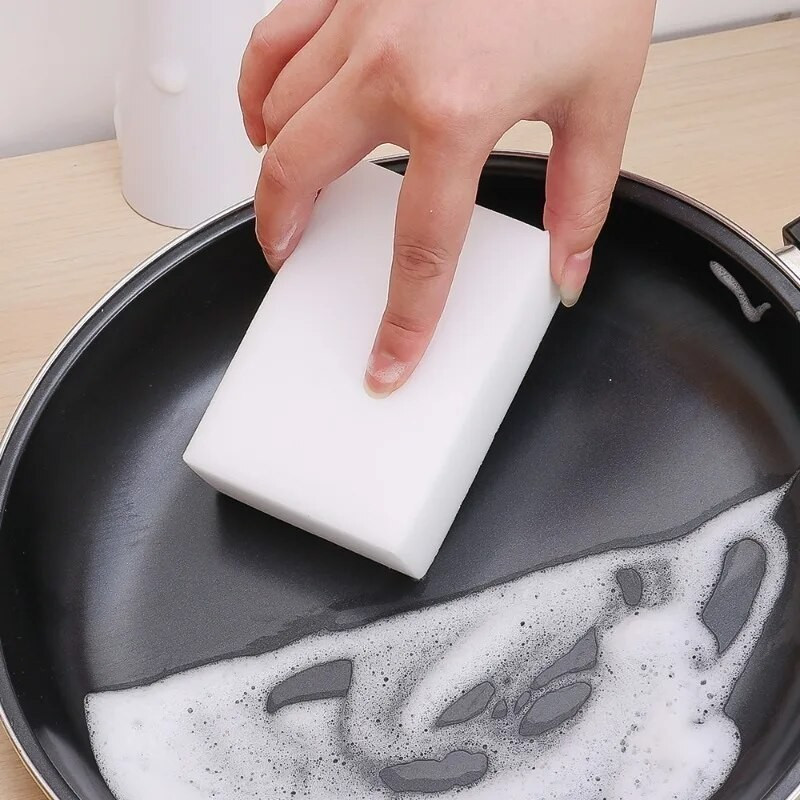 5 / 10 / 20 Miếng Bọt Biển Vệ Sinh Nhà Bếp / Miếng Bọt Biển Ma Thuật Rửa Bát / Tẩy Bọt Biển Bụi