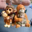 # HB # Protect Punch Monkey Móc khóa 3D Phim hoạt hình động vật Mặt dây chuyền Đồ chơi tiện dụng cho túi đi học Quà tặng cho trẻ em hoặc bạn bè.