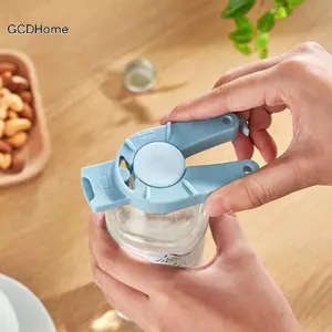 GCDHome 1 Dụng Cụ Mở Chai Dễ Dàng Cầm Dụng Cụ Mở Hộp Đa Năng Bằng Nhựa Chống Trơn Trượt Đóng Hộp Đồ Uống Sáng Tạo Nhà Bếp Tiện Ích Xoắn Nắp HOT