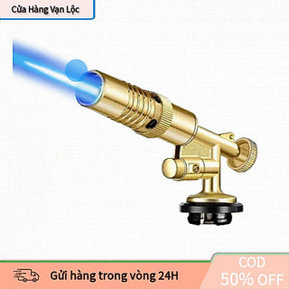 【vạn】Khò Gas Mini Ống Dài Lõi Đồng – Đầu Khò Tự Đánh Lửa, Cho Lửa Xanh Cực Mạnh