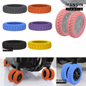 FANSIN 8 Cái / bộ Du Lịch Hành Lý Bánh Xe Giày, Phụ Kiện Vali Trục Silicon Vali Bánh Xe Vỏ Bảo Vệ, Với Âm Thanh Im Lặng Giảm Bánh Xe Hộp Xe Đẩy Bánh Bao