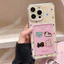 Dễ Thương Dachshund Puppy Animal Cover Cho Samsung Galaxy A07 A12 A13 A23 A24 A25 A04 A05 A05S A06 A33 Vỏ Đựng Thẻ Ví Silicon Chống Sốc TPU Mềm Túi Khí