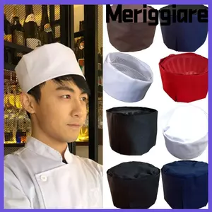 MERIGGIARE Phục Vụ Mũ Đầu Bếp Nam Nữ Mũ Nấu Ăn Mũ Mũ Lao Động
