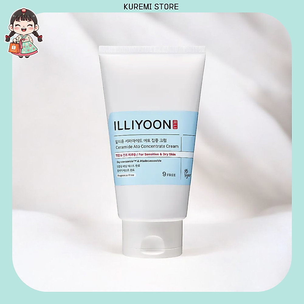 [Illiyoon] Kem Ceramide Ato 150ml | Sửa chữa dưỡng ẩm & rào cản 100H