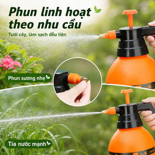 Bình xịt tưới cây, Bình xịt áp suất cao, Có thể treo được cất giữ tiện lợi 2L/3L