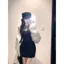 Váy chữ A cổ đen kiểu Pháp mùa xuân mùa hè Váy ôm eo hẹp Váy mong muốn thuần khiết Hot Girl Suit Hẹn hò bên trong Đi lại Tất cả @