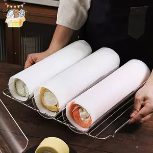 Mới Thiêning 30CM Bánh Cuộn Định Hình Chèn Khuôn Hình Chữ U Trong Suốt Giữ Hình Bán Nguyệt Bánh Ngọt Nướng Dụng Cụ Nhà Bếp ELWW