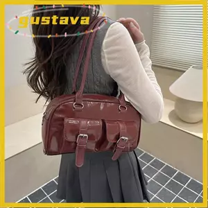 Túi Tote GUSTAVA, Túi Đeo Vai Hình Gối Da Pu, Túi Nách Nữ Dung Tích Lớn Hợp Thời Trang Nữ