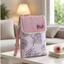 Phong Cách Mới Bó Hoa Series Cotton Đeo Ngang Túi Điện Thoại Di Động Tách 5 Lớp Dung Tích Lớn Phong Cách Mục Vụ Túi Bé Gái