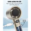 Quạt Cầm Tay Mini 120 Cấp Độ Gió Màn Hình Hiển Thị Pin & Tốc Độ, Sạc USB Tiện Lợi, Dễ Dàng Mang Theo
