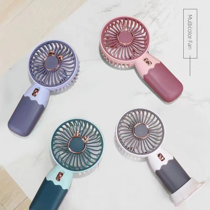 Hoạt Hình Mới Di Động Di Động Di Động Cầm Tay Quạt Nhỏ Sạc usb Hộ Gia Đình Sinh Viên Ký Túc Xá Ngoài Trời Phù Hợp Với Quà Tặng Nhỏ
