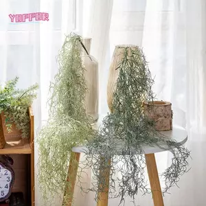 Cây nhân tạo cỏ không khí YOFFOR, xanh lá cây