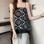 Fat mm Phong cách ngày lễ Sling Áo Vest không tay không đều Kích thước lớn thon gọn hơn Áo in hình cổ điển