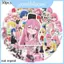 Miếng dán Pvc Bocchi The Rock có thể tái sử dụng Không lặp lại Trang trí Graffiti cho trẻ em
