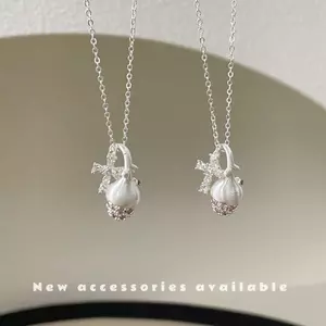 Ánh Sáng Pháp Sang Trọng Niche Chải Bạc Nón Thông Zircon Vòng Cổ Chữ Thập Thời Trang Cao Cấp Chải Bạc Kim Cương Vòng Cổ