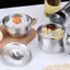 Bát Cơm Inox Có Nắp Bát Canh Hấp Cơm Chống bỏng Trẻ Em Bát Nhỏ Ẩm Thực Hàn Quốc Dụng Cụ Nhà Bếp VN