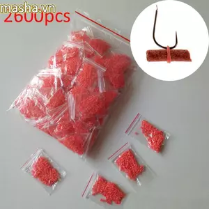 2600 CÁI = 13 túi Mồi giun máu Máy tạo hạt Di động Bền bỉ Cao Quaility Phụ kiện câu cá