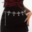AqToCna Gothic Cross Có Thể Điều Chỉnh Y2K Thắt Lưng Màu Bạc Kim Loại Dây Thắt Lưng Cho Nữ Vintage Váy Thắt Lưng Thời Trang Cơ Thể Trang Sức Quà Tặng AqToCna