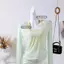 Áo chống nắng màu xanh bạc hà + Áo đeo vải tuyn + Bộ ba mảnh váy ngắn Trang phục bên bờ biển Dopamine mùa hè