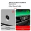 POWER Universal Car Baup Bảo vệ ống kính máy ảnh 2 chiếc Vỏ chống sương mù chống vỡ để hỗ trợ quan sát phía sau.