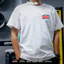 Áo thun ngắn tay Cotton cao cấp 100% dáng rộng đơn giản cổ điển in logo đầu máy cổ tròn Áo thun thoải mái