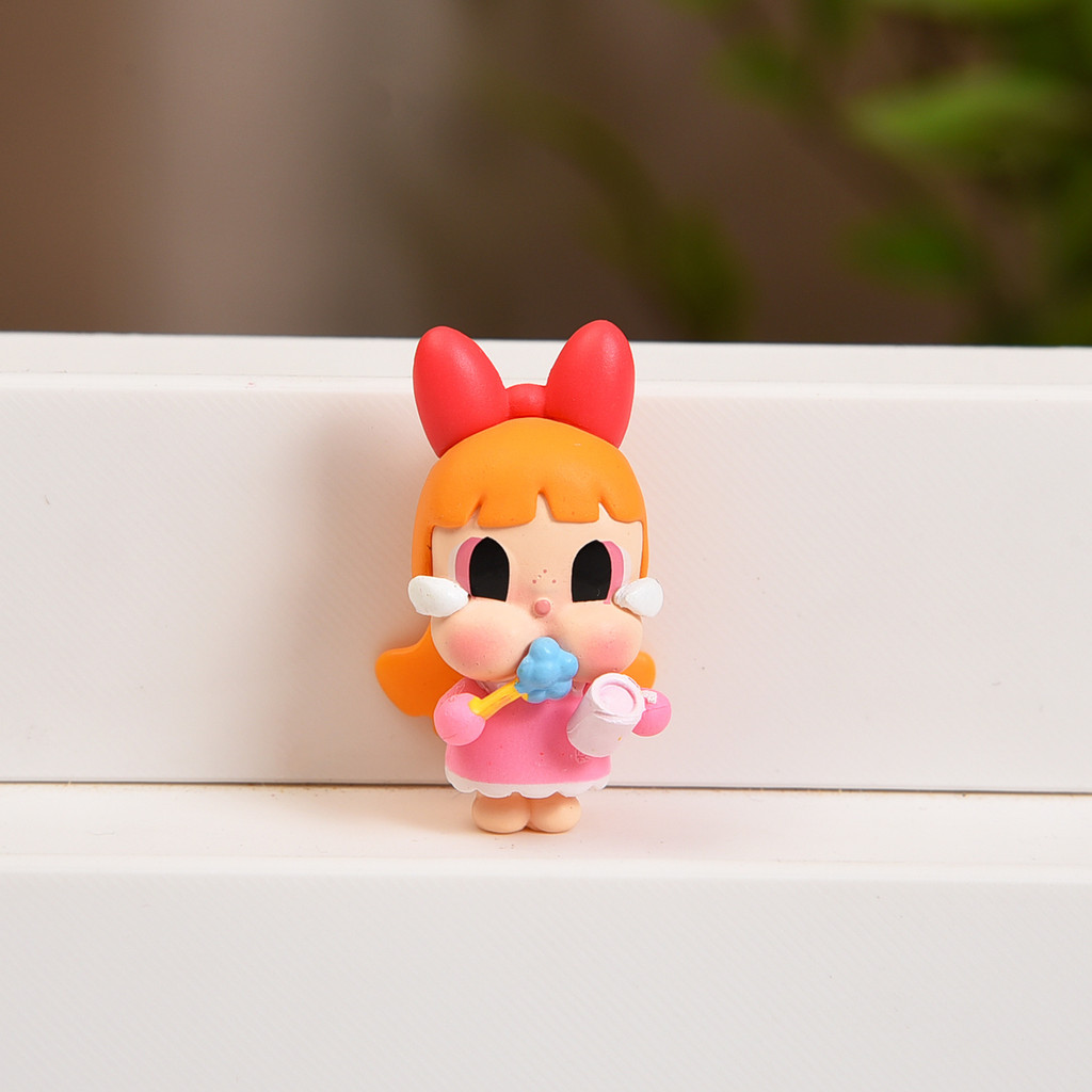POP MART Powerpuff Girls Series Phụ kiện giày DIY dễ thương, phù hợp cho CROCS, có thể tháo rời