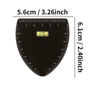 Thước cân mực bằng thép hỗ trợ đo vẽ khung mày rất nhanh gọn - Phúc Hưng shop