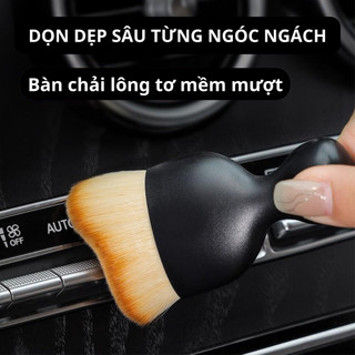 Chổi Lông Tơ Dễ Dàng Quét Sạch Bay Bụi Bẩn Trong Từng Ngóc Ngách Trên Xe Hơi Của Bạn, Vệ Sinh Sạch Sẽ, Tiện Lợi