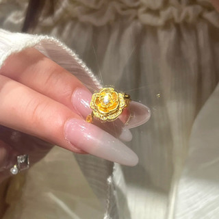 Nhẫn Audrey Rose Kim Cương Moissanite Sang Trọng, Thiết Kế Nhẹ Nhàng