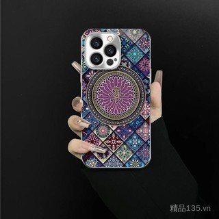 Totem phong cách Trung Quốc Thích hợp cho ốp điện thoại iPhone bằng kính mạ 16pro 15 / 14 / 13 / 12 / 11