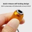 NOTE1 1 / 5 Chiếc Móc Chìa Khóa Adapter Mũi Khoan, 1 / 4 "Chuôi Lục Giác Cầm Tay Đầu Tua Vít, Di Động Trọng Lượng Nhẹ Thay Đổi Nhanh Dụng Cụ Cầm Tay Ngoài Trời