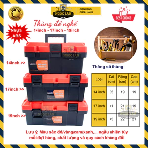 Thùng đựng đồ nghề, hộp đưng dụng cụ sữa chữa Liwin bằng nhựa ABS đủ kích thước