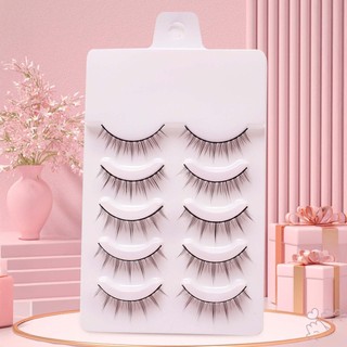 5 Cặp Sinh Viên Hàng Ngày Mô Phỏng Lông Mi Giả Mềm Mại Không Kích Ứng Lông Tơ Mi Mắt Cho Nữ Và Bé Gái