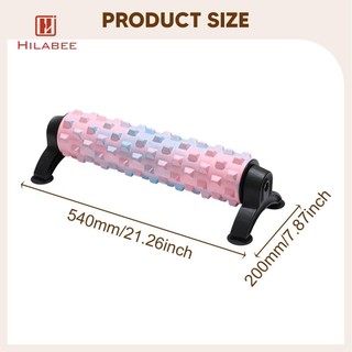 HILABEE - Con lăn xốp mật độ cao EVA cho tập luyện toàn thân, massage chân, lưng và tay
